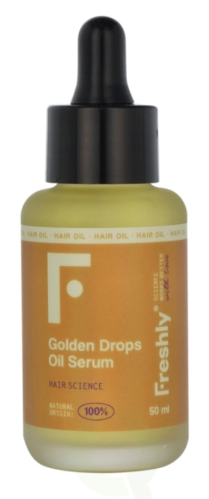 Freshly Cosmetics Golden Drops Oil Serum 50 ml ryhmässä KAUNEUS JA TERVEYS / Ihonhoito / Kasvot / Seerumit iholle @ TP E-commerce Nordic AB (D21767)