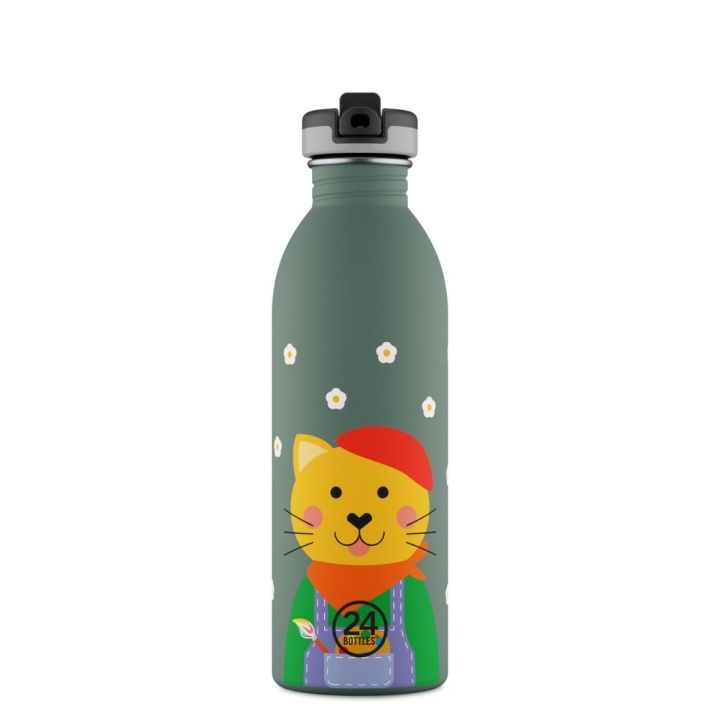 24Bottles Urban - Smart Cat - 500 ml ryhmässä URHEILU, VAPAA-AIKA JA HARRASTUS / Ulkoilu / Termos- ja vesipullot @ TP E-commerce Nordic AB (D21878)