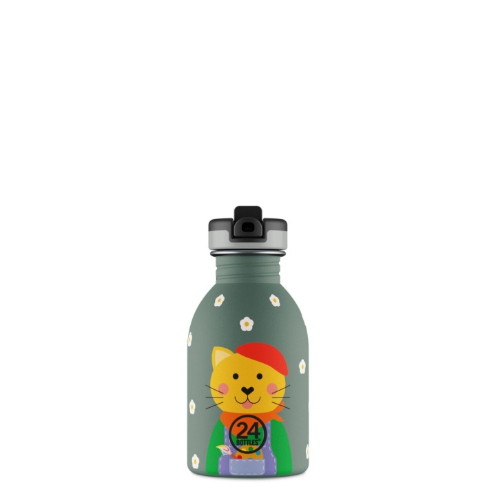 24Bottles Urban 250 ml - Älykäs kissa (24B970) ryhmässä URHEILU, VAPAA-AIKA JA HARRASTUS / Ulkoilu / Termos- ja vesipullot @ TP E-commerce Nordic AB (D21880)