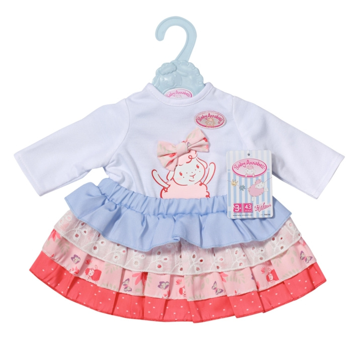 Baby Annabell Asun hame, 43cm (706756) ryhmässä LELUT, TUOTTEET LAPSILLE JA VAUVOILLE / Leikkikalut, Askartelu &Pelit / Nuket & Tarvikkeet @ TP E-commerce Nordic AB (D21904)