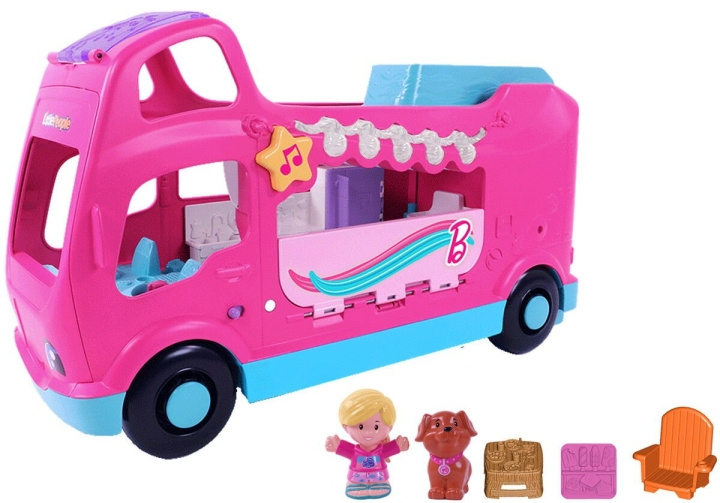 Barbie Little Dreamcamper Little People (HYR85) ryhmässä LELUT, TUOTTEET LAPSILLE JA VAUVOILLE / Leikkikalut, Askartelu &Pelit / Lelusarja @ TP E-commerce Nordic AB (D21913)