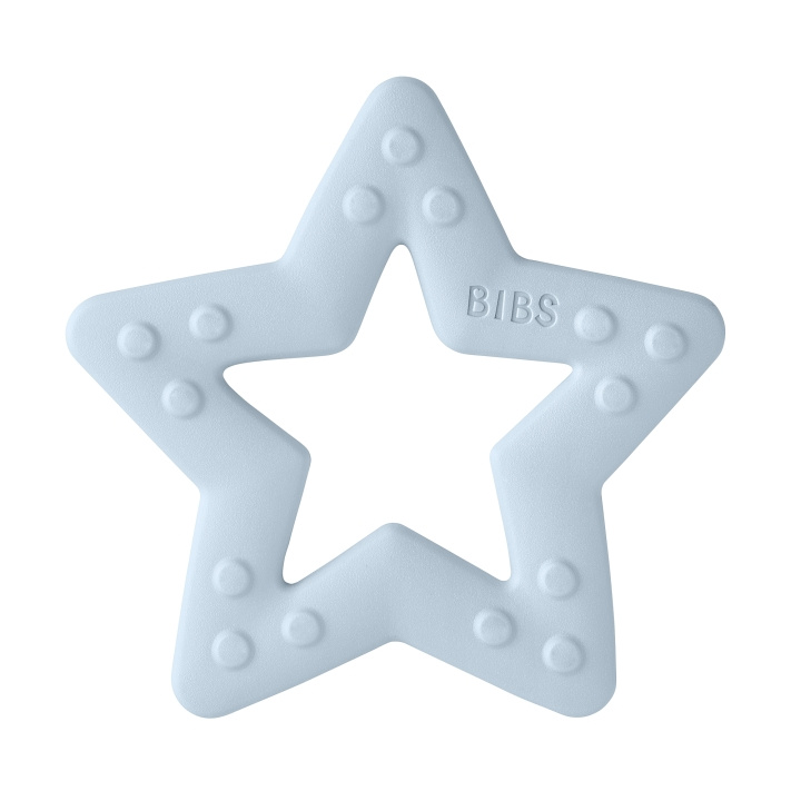BIBS Vauva Bitie Star Baby Blue - (3000231) ryhmässä LELUT, TUOTTEET LAPSILLE JA VAUVOILLE / Vauvatuotteet / Tutit & Hammasrenkaat @ TP E-commerce Nordic AB (D21941)