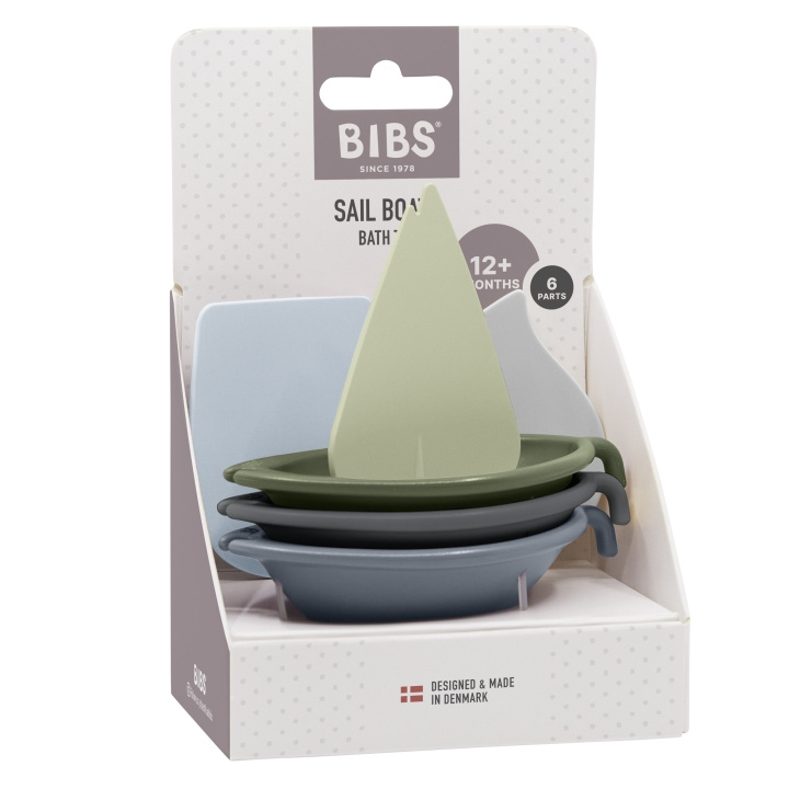 BIBS Purjeveneet sininen sekoitus - (4100201) ryhmässä LELUT, TUOTTEET LAPSILLE JA VAUVOILLE / Ulkoleut / Kylpylelut @ TP E-commerce Nordic AB (D21944)