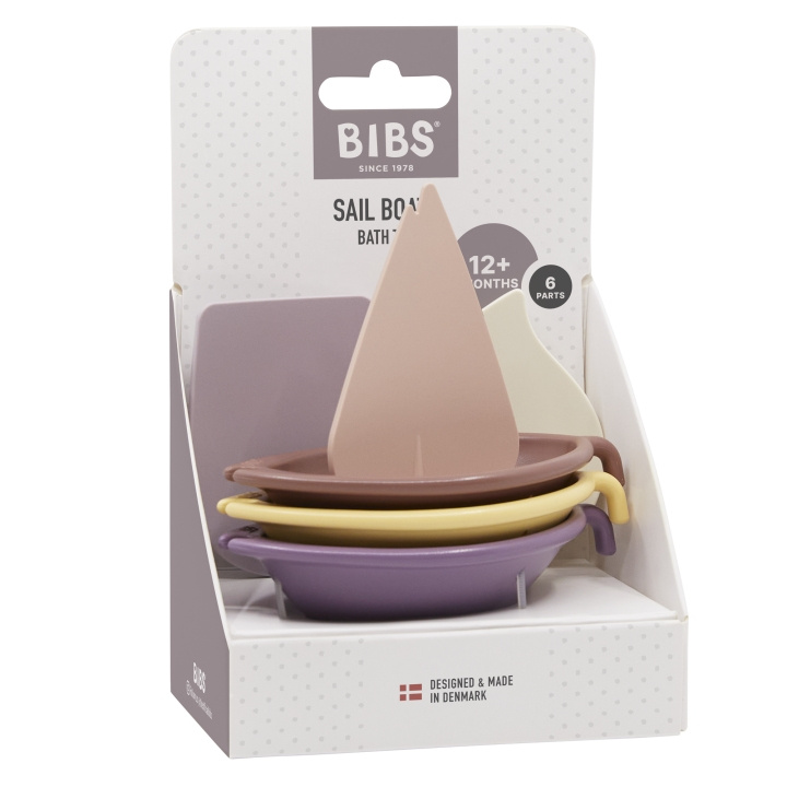BIBS Purjeveneet vaaleanpunainen sekoitus - (4100200) ryhmässä LELUT, TUOTTEET LAPSILLE JA VAUVOILLE / Ulkoleut / Kylpylelut @ TP E-commerce Nordic AB (D21945)