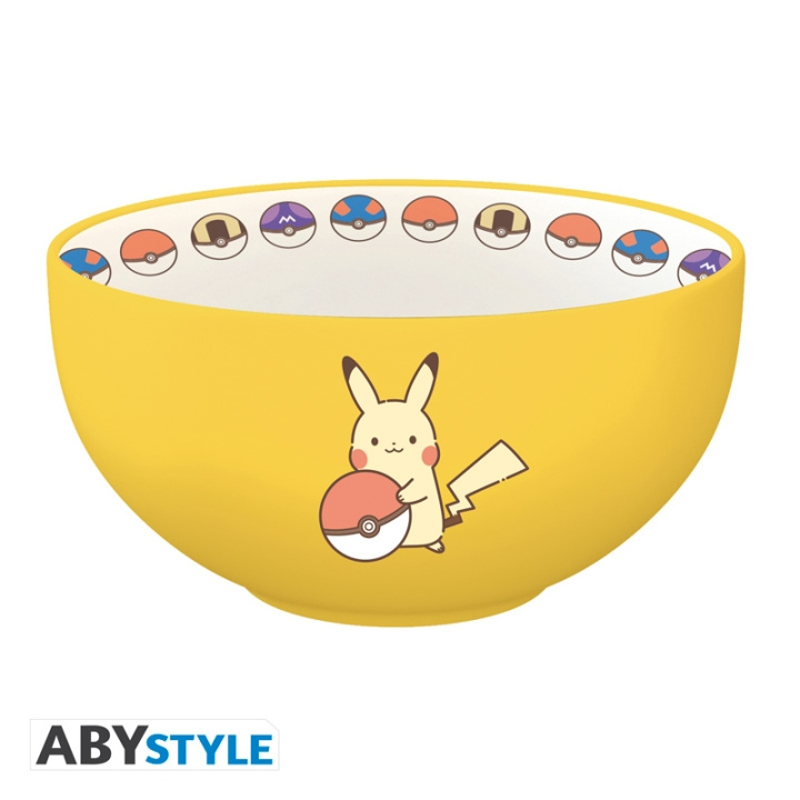 Abysse POKEMON Kulho Pikachu Electric Type - 600 ml ryhmässä URHEILU, VAPAA-AIKA JA HARRASTUS / Hauskat tavarat / Keräilyesineet @ TP E-commerce Nordic AB (D21958)