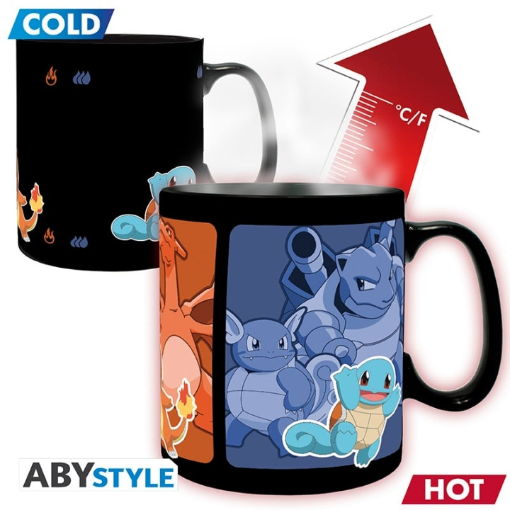 Abysse POKEMON-muki Heat Change - Evolve - 460 ml ryhmässä URHEILU, VAPAA-AIKA JA HARRASTUS / Hauskat tavarat / Mukit @ TP E-commerce Nordic AB (D21959)