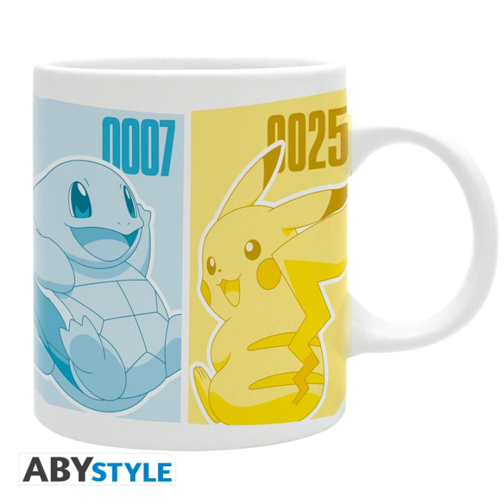 Abysse POKEMON-muki - Pikachu & Kanto Starters - 320 ml ryhmässä URHEILU, VAPAA-AIKA JA HARRASTUS / Hauskat tavarat / Mukit @ TP E-commerce Nordic AB (D21961)