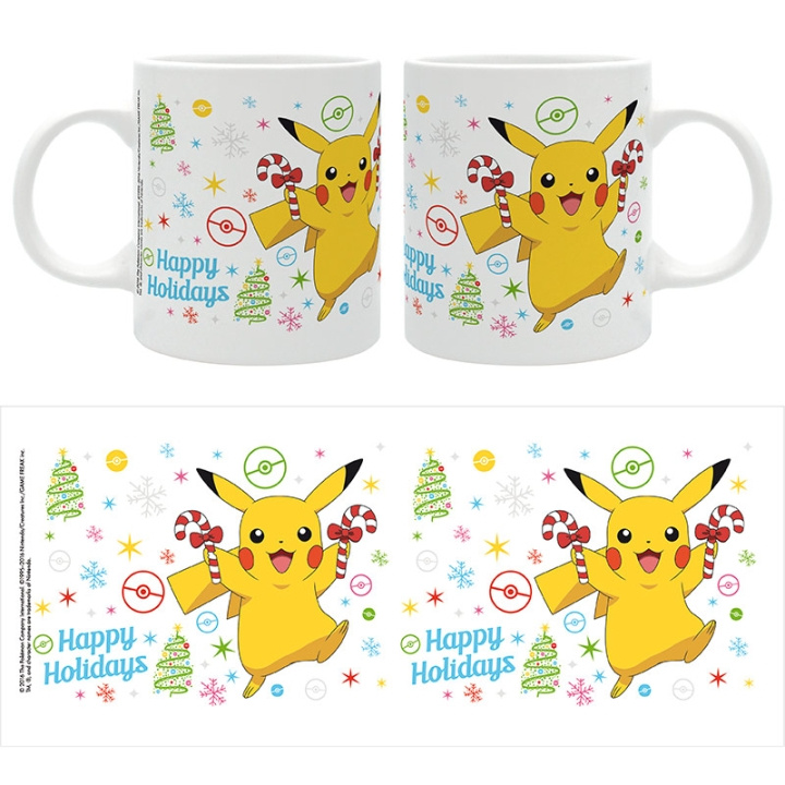 Abysse Pikachu joulumuki - 320ml ryhmässä URHEILU, VAPAA-AIKA JA HARRASTUS / Hauskat tavarat / Mukit @ TP E-commerce Nordic AB (D21978)
