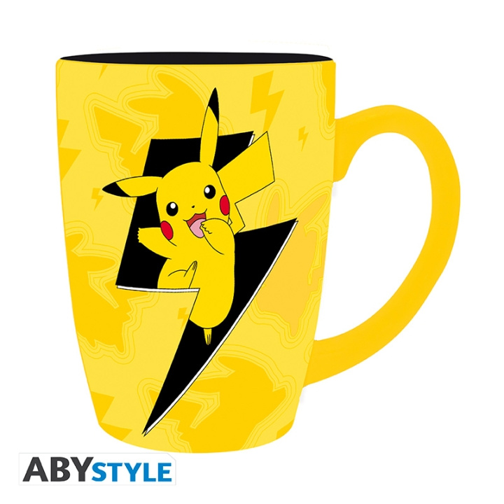 Abysse Pokemon-muki - Pikachu - 400 ml ryhmässä URHEILU, VAPAA-AIKA JA HARRASTUS / Hauskat tavarat / Mukit @ TP E-commerce Nordic AB (D21988)