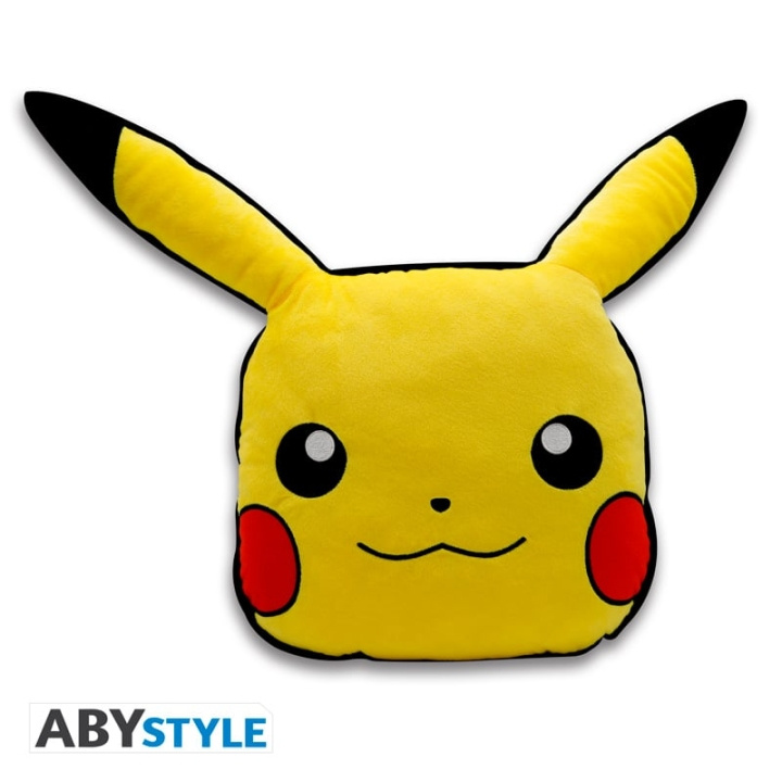 Abysse Pokemon-tyyny - Pikachu - 30cm x 30cm x 8cm ryhmässä KOTI, TALOUS JA PUUTARHA / Sisustus / Tyynyt @ TP E-commerce Nordic AB (D21994)