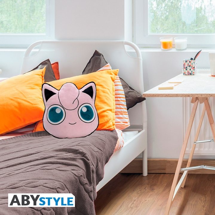 Abysse Pokemon-tyyny - Jigglypuff - 30cm x 30cm x 8cm ryhmässä KOTI, TALOUS JA PUUTARHA / Sisustus / Tyynyt @ TP E-commerce Nordic AB (D21996)