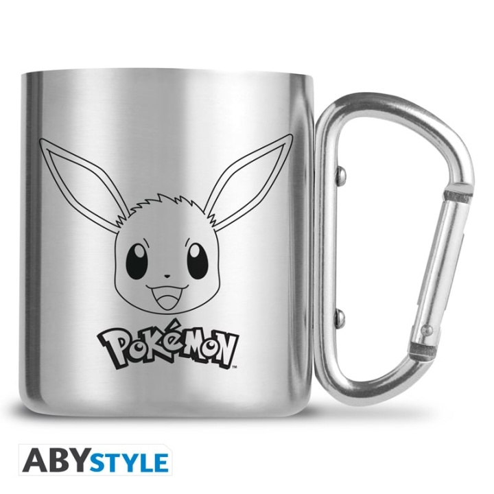 Abysse Pokemon-muki karabiinikahva - Eevee - 235ml ryhmässä URHEILU, VAPAA-AIKA JA HARRASTUS / Hauskat tavarat / Mukit @ TP E-commerce Nordic AB (D22011)