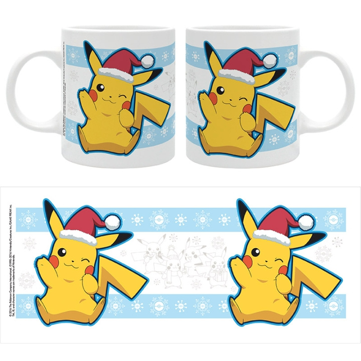 Abysse Pikachu Joulupukin joulumuki - 320ml ryhmässä URHEILU, VAPAA-AIKA JA HARRASTUS / Hauskat tavarat / Mukit @ TP E-commerce Nordic AB (D22013)
