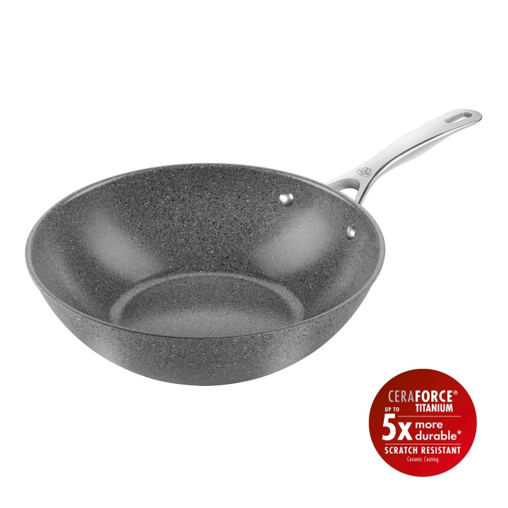 Ballarini Salina Keraaminen Wok - ei-väri - 30 cm ryhmässä KOTI, TALOUS JA PUUTARHA / Keittiövälineet / Paistinpannut @ TP E-commerce Nordic AB (D22027)