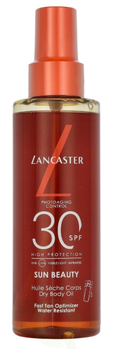 Lancaster Sun Beauty Fast Tan Optimizer Satin Dry Oil High Protection SPF30 150 ml ryhmässä KAUNEUS JA TERVEYS / Ihonhoito / Rusketus / Aurinkosuoja @ TP E-commerce Nordic AB (D22055)