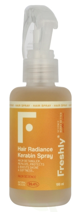 Freshly Cosmetics Hair Radiance Keratin Spray 100 ml ryhmässä KAUNEUS JA TERVEYS / Hiukset &Stailaus / Hiustenhoito / Hiusseerumit @ TP E-commerce Nordic AB (D22060)