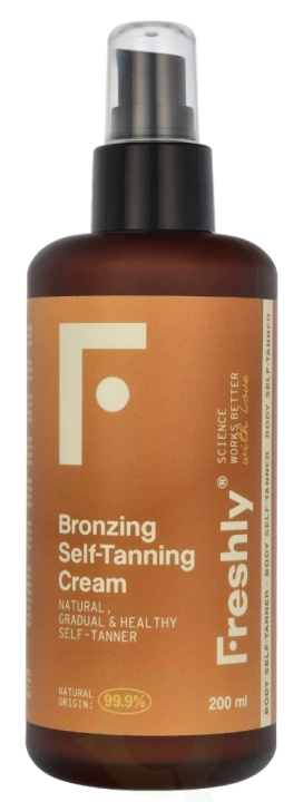Freshly Cosmetics Bronzing Self-Tanning Cream 200 ml ryhmässä KAUNEUS JA TERVEYS / Ihonhoito / Rusketus / Itseruskettava @ TP E-commerce Nordic AB (D22061)