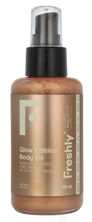 Freshly Cosmetics Glow Edition Body Oil 100 ml ryhmässä KAUNEUS JA TERVEYS / Ihonhoito / Kehon hoito / Vartalovoide @ TP E-commerce Nordic AB (D22062)