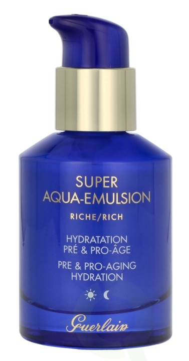 Guerlain Super Aqua-Emulsion - Rich 50 ml For All Skin Types ryhmässä KAUNEUS JA TERVEYS / Ihonhoito / Kasvot / Päivävoide @ TP E-commerce Nordic AB (D22110)