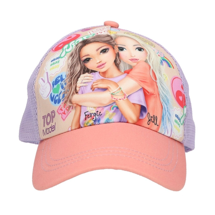 TOPModel Painettu lippalakki GIRL POWER - koralli (413511) ryhmässä URHEILU, VAPAA-AIKA JA HARRASTUS / Tarvikkeet / Lakit ja lippikset @ TP E-commerce Nordic AB (D22136)