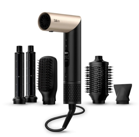 Silk\'n SilkyAir Flex 5-in-1 hiustenkuivaaja & muotoilija ryhmässä KAUNEUS JA TERVEYS / Hiukset &Stailaus / Muotoilutyökalut / Hiustenkuivaimet @ TP E-commerce Nordic AB (D22147)