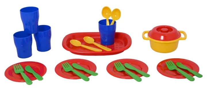 Plasto Ruokasetti - 23 osaa (2969000) ryhmässä LELUT, TUOTTEET LAPSILLE JA VAUVOILLE / Leikkikalut, Askartelu &Pelit / Lelusarja @ TP E-commerce Nordic AB (D22160)