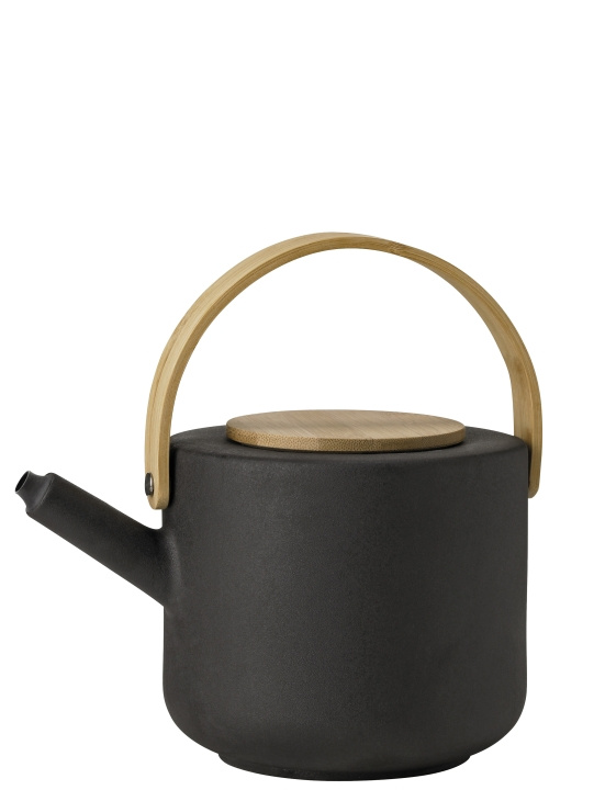 Stelton Theo teekannu 1,25 L (musta) ryhmässä KOTI, TALOUS JA PUUTARHA / Keittiövälineet / Muut keittivälineet @ TP E-commerce Nordic AB (D22169)