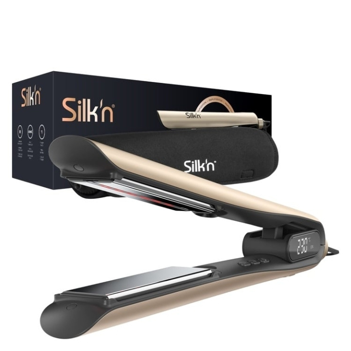 Silk\'n SilkyStraight Infrapuna hiusten suoristusrauta ryhmässä KAUNEUS JA TERVEYS / Hiukset &Stailaus / Muotoilutyökalut / Suoristinraudat @ TP E-commerce Nordic AB (D22174)