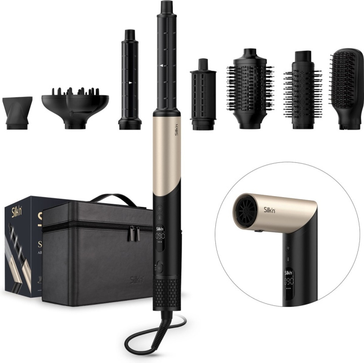 Silk\'n SilkyAir Flex 8-in-1 hiustenkuivaaja ja muotoilulaite ryhmässä KAUNEUS JA TERVEYS / Hiukset &Stailaus / Muotoilutyökalut / Hiustenkuivaimet @ TP E-commerce Nordic AB (D22175)