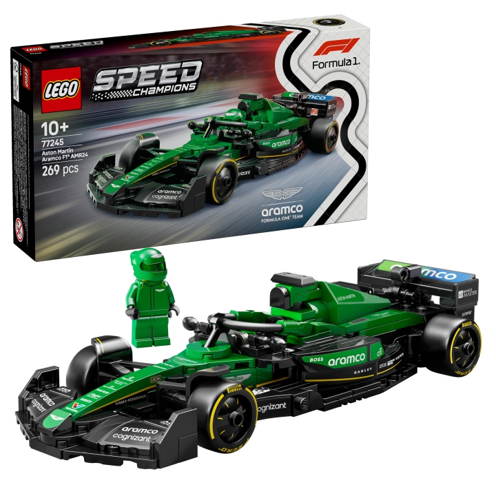 LEGO Speed Champions - Aston Martin Aramco F1® AMR24 kilpa-auto (77245) ryhmässä LELUT, TUOTTEET LAPSILLE JA VAUVOILLE / Leikkikalut, Askartelu &Pelit / Rakennuslelut / Lego @ TP E-commerce Nordic AB (D22186)