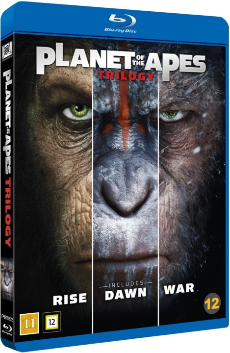 Planet of the Apes Trilogy, The (Blu-Ray) ryhmässä KODINELEKTRONIIKKA / Ääni & Kuva / TV & Tarvikkeet / Elokuvat / Blu-ray @ TP E-commerce Nordic AB (D22199)