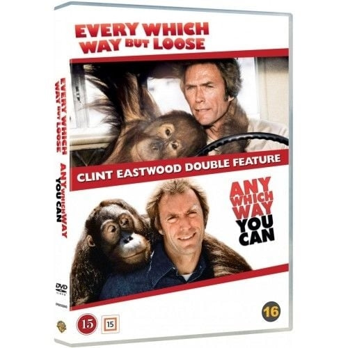 Every Which Way But Loose / Any Which Way You Can - DVD ryhmässä KODINELEKTRONIIKKA / Ääni & Kuva / TV & Tarvikkeet / Elokuvat / DVD @ TP E-commerce Nordic AB (D22200)