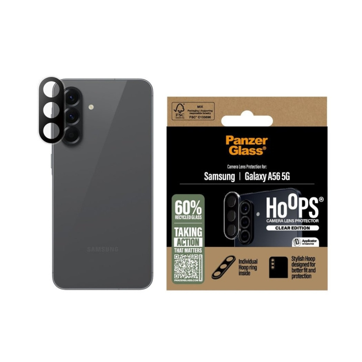 Panzer Lasi - rengaslenkki P Galaxy A55 5G, läpinäkyvä ryhmässä ÄLYPUHELIMET JA TABLETIT / Puhelimen suojakotelo / Samsung @ TP E-commerce Nordic AB (D22226)