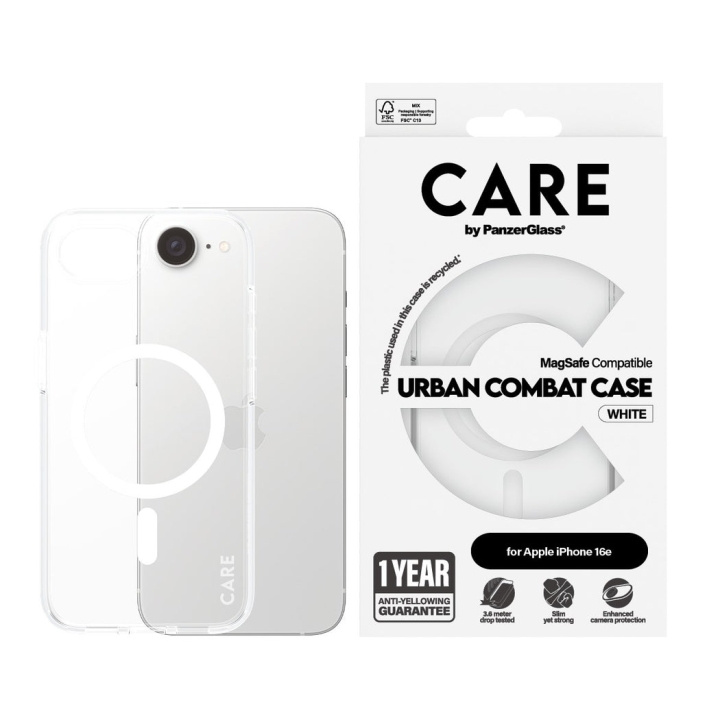 PanzerGlass CARE by PanzerGlass- Kotelo läpinäkyvä - MagSafe - iPhone 16e ryhmässä ÄLYPUHELIMET JA TABLETIT / Puhelimen suojakotelo / Apple / iPhone 16 @ TP E-commerce Nordic AB (D22230)