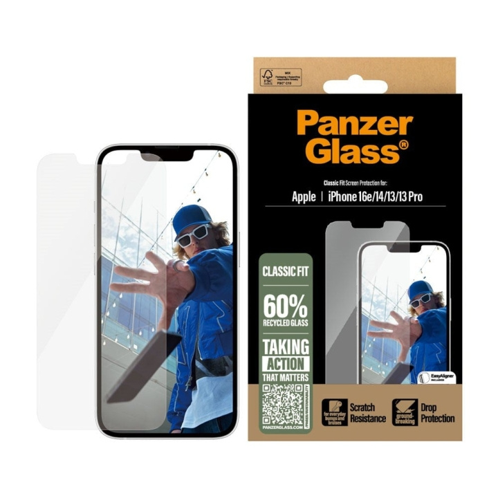 PanzerGlass Näytön suojaus - iPhone 16e - Classic Fit ryhmässä ÄLYPUHELIMET JA TABLETIT / Puhelimen suojakotelo / Apple / iPhone 16 @ TP E-commerce Nordic AB (D22240)