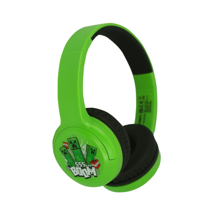 OTL MINECRAFT - CORE langattomat kuulokkeet (Bluetooth) ryhmässä KODINELEKTRONIIKKA / Ääni & Kuva / Kuulokkeet & Tarvikkeet / Kuulokkeet @ TP E-commerce Nordic AB (D22287)