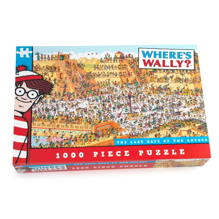 University Games Where\'s Wally - Atsteekkien viimeinen päivä - 1000kpl (710-5905) ryhmässä LELUT, TUOTTEET LAPSILLE JA VAUVOILLE / Leikkikalut, Askartelu &Pelit / Lasten palapeli @ TP E-commerce Nordic AB (D22317)