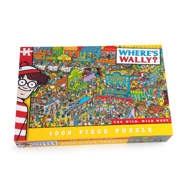 University Games Where\'s Wally - Villi villi länsi - 1000kpl (710-5925) ryhmässä LELUT, TUOTTEET LAPSILLE JA VAUVOILLE / Leikkikalut, Askartelu &Pelit / Lasten palapeli @ TP E-commerce Nordic AB (D22318)