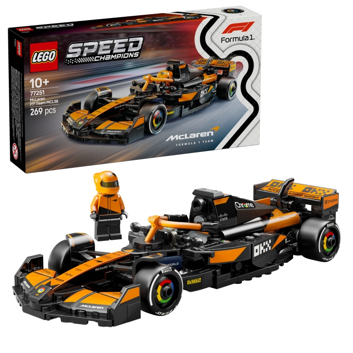 LEGO Speed Champions - McLaren F1 Team MCL38 kilpa-auto (77251) ryhmässä LELUT, TUOTTEET LAPSILLE JA VAUVOILLE / Leikkikalut, Askartelu &Pelit / Rakennuslelut / Lego @ TP E-commerce Nordic AB (D22333)