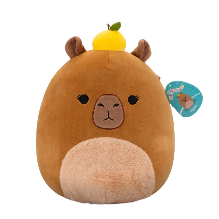 Squishmallows 30 cm pehmo - Lijjian Capybara (237691) ryhmässä LELUT, TUOTTEET LAPSILLE JA VAUVOILLE / Lelut vauvoille (0-3v) / Pehmolelut @ TP E-commerce Nordic AB (D22369)