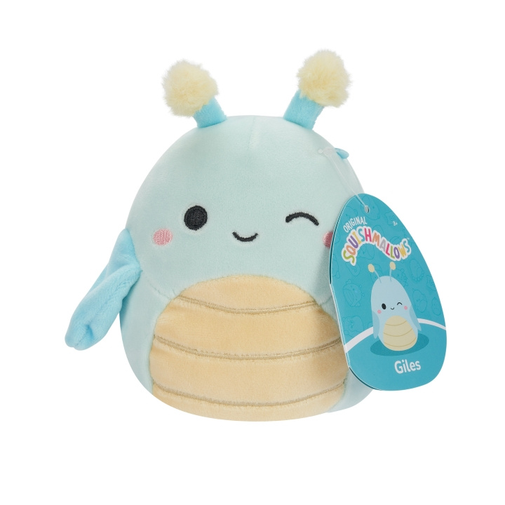 Squishmallows 19 cm - Giles Grasshopper ryhmässä LELUT, TUOTTEET LAPSILLE JA VAUVOILLE / Lelut vauvoille (0-3v) / Pehmolelut @ TP E-commerce Nordic AB (D22377)