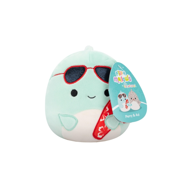 Squishmallows 13 cm - Flip A Mallows - Perry ja Azi ryhmässä LELUT, TUOTTEET LAPSILLE JA VAUVOILLE / Lelut vauvoille (0-3v) / Pehmolelut @ TP E-commerce Nordic AB (D22387)