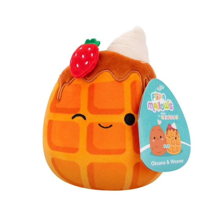 Squishmallows 13 cm - Flip A Mallows - Oksana ja Weaver (Oksana ja Weaver) ryhmässä LELUT, TUOTTEET LAPSILLE JA VAUVOILLE / Lelut vauvoille (0-3v) / Pehmolelut @ TP E-commerce Nordic AB (D22388)
