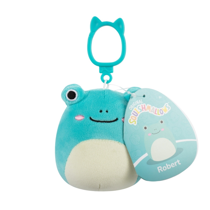 Squishmallows 9 cm - Clip On - Robert Frog ryhmässä LELUT, TUOTTEET LAPSILLE JA VAUVOILLE / Lelut vauvoille (0-3v) / Pehmolelut @ TP E-commerce Nordic AB (D22397)