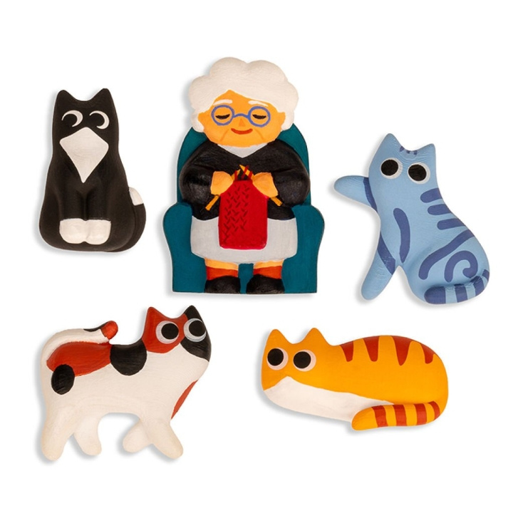 Kikkerland Kissa Lady magneetit ryhmässä LELUT, TUOTTEET LAPSILLE JA VAUVOILLE / Leikkikalut, Askartelu &Pelit / Figuurit, miniatyyrit ja tarvikkeet @ TP E-commerce Nordic AB (D22460)