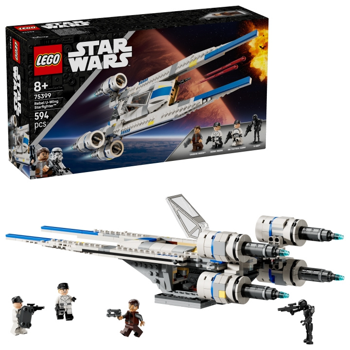 LEGO Star Wars TM - Kapinallisten U-siiven tähtihävittäjä™ (75399) ryhmässä LELUT, TUOTTEET LAPSILLE JA VAUVOILLE / Leikkikalut, Askartelu &Pelit / Rakennuslelut / Lego @ TP E-commerce Nordic AB (D22494)