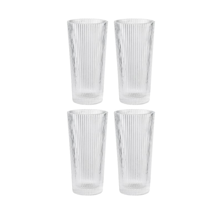 Stelton Pilastro pitkä lasi 30 cl (4 kpl) ryhmässä KOTI, TALOUS JA PUUTARHA / Keittiövälineet / Viini & Juoma-tarvikkeet @ TP E-commerce Nordic AB (D22511)