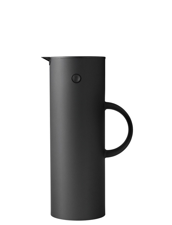 Stelton EM77 Imurikannu 1 L (pehmeä musta) ryhmässä URHEILU, VAPAA-AIKA JA HARRASTUS / Ulkoilu / Termos- ja vesipullot @ TP E-commerce Nordic AB (D22512)