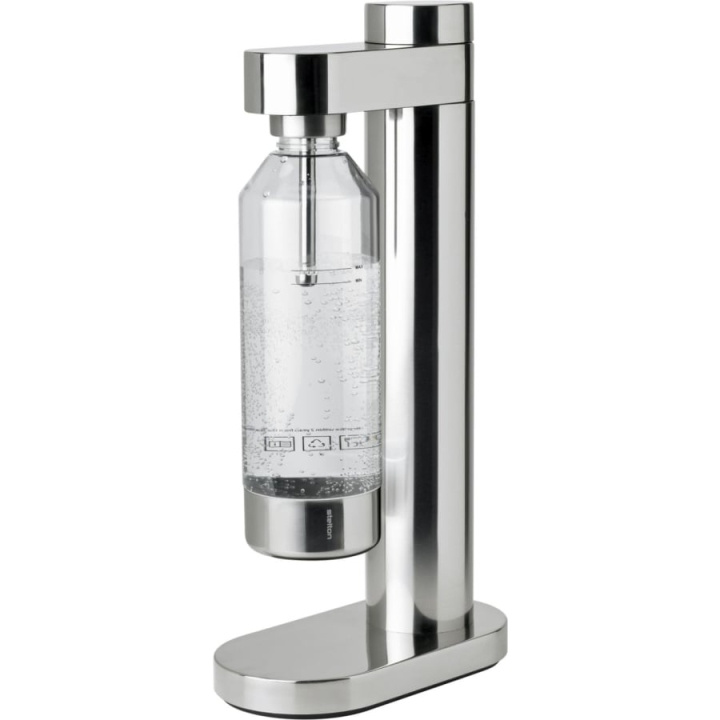 Stelton Brus Carbonator (teräs) ryhmässä KOTI, TALOUS JA PUUTARHA / Kodinkoneet / Vesi ja mehu / Hiilihapotuslaitteet / Hiilihapotuslaitteet @ TP E-commerce Nordic AB (D22513)