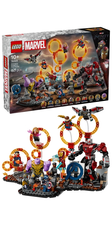 LEGO Supersankarit - Kostajat: Endgame: Lopullinen taistelu (76323) ryhmässä LELUT, TUOTTEET LAPSILLE JA VAUVOILLE / Leikkikalut, Askartelu &Pelit / Rakennuslelut / Lego @ TP E-commerce Nordic AB (D22529)